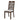 2 Pieces Set Dining Side Chair Rustic Modern Farmhouse Design Retro Design Easy To Assembly - Antique Dark Oak