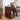 Traditional End Table With Charging Station, Narrow Side Table With USB Ports And Outlets - Red Walnut