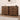 Rustic Farmhouse Nightstand (Set of 2) With 3 Drawers - Natural