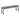 Modern Slat Top Solid Wood Patio Bench