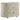 Santiago - Oval 2 Drawer Upholstered Nightstand - Ivory