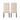 Pertica - Dining Chair Contemporary Design Wood Fabric - Natural