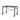 Oklarth - Rustic Writing Desk - Black / Oak
