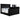 Lyman - Eastern King Wingback TV Bed With Integrated TV Lift And Power Strip - Black
