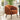 London - Mid-Century Modern Ruched Barrel Chair - Burnt Orange