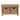 Rattan Basket Linen Bench - Brown