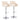Fabrico - Contemporary Adjustable Bar Stool With Rounded T Footrest (Set of 2)