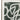 Chalk Line Framed Print (Set of 2) - Green / White