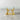 Tempered Clear Glass Rectangular Dining Table With Stainless Steel Base - Gold