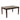 Dining Table With Built In Butterfly Leaf, Rectangle Shape, Extendable - Espresso