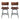 Retro Swivel Counter Stools (Set of 2)