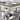 Luxury Modern Dining Table With Faux Marble Top And Dual Circle Base - Black