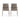 Outdoor Modern Aluminum Dining Chair Set With Rope Sea (Set of 2)