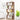 5 Tier Open Bookshelf, Free Combination Storage Shelving For Living Room - Dark Brown