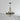 Starry - Chandelier Farmhouse Six Candle Light Wood Beaded Pendant Light For Dining Room - Black / Clear
