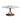 Round Dining Table With 360° Rotating Lazy Susan Scratch & Heat - Dark Purple / White