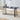 Modern Marble Patterned Dining Table With Stainless Steel Butterfly Legs