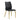 Medieval Modern Dining Chairs With Cushions And Metal Legs Material (Set of 4) - Black