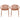 Stackable Outdoor Chairs With Breathable Plastic Backrest (Set of 2)