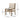 Contemporary Dining Chair Set Upholstered Fabric With Rubberwood Frame