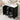36'' Transitional Bathroom Vanity With Sink, Soft Close Doors, Adjustable U Shaped Shelf, 3 Drawers Including Divided Drawer - Black