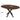 Retractable Dining Table, Round Extendable 6 Person Table - Walnut