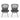 Calypso - Outdoor Chair With Water Resistance Cushion And Iron Frame