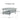 Coffee Table, Oval Double Layer Home Furnishing - Silver