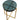 Marilee - Accent Table - Deep Blue / Sleek Brushed Gold