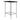 Home Bar Table With Bar Height Small Rectangular For Kitchen