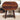 Large Chestnut Circular Bedside