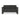 Loveseat With Slat Paneling And Aluminum Frame - Black