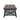 Upholstered Coffee Table With Rack - Dark Brown