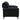 Eilene - Top Grain Leather Chair - Black