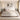King Upholstered Bed Frame, No Box Spring Needed - Walnut / White