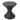 Highest Quality Wicker Hourglass Shaped Side Table - Brown Multi