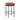 Michael - Backless Counter Height Stool With Padded Seat And Powder Coated Frame - Caramel