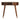 Rounded Writing Desk - Chestnut