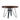Mid Century Modern Round Dining Table With Metal Legs And Open Shelf