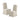 Dining Chair With Skirts (Set of 2) - Beige