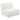 Bonnie - Upholstered Armless Chair With Channel Tufting - Ivory