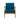 Kaleidoscope - Club Chair With Slat Paneling - Blue