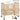 Portable Mini Baby Crib 5 In 1 Convertible With Foldable Storage - Natural Wood