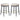 Stylish Design Counter Stools (Set of 2)