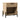 Modern Fluted Drawer Nightstand With Open Cubby Coastal