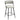Counter Height Bar Stools With Powder Coating Base And Footrest (Set of 2) - Beige