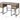 Desirre - Wirting Desk With USB Port - Oak