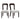 Upholstered Dining Chairs (Set of 2) - Gray