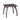 Luminant - Outdoor Side Table With Iron Frame - Brown