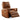 Electric Recliner Chair With Rocker And Swivel Function - Brown